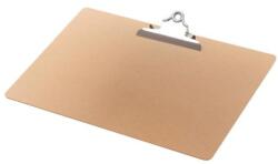 Q-CONNECT barna fekvő írólap klipszel A3