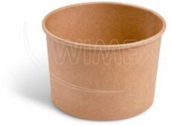 WIMEX Papírtál (PAP/PE) kraft Ø110mm 475ml [50 db]
