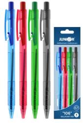 Junior Golyóstoll 106 hegyű 0, 7 mm / színes tollkészlet 4 db