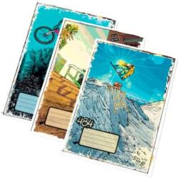 KRPA 480-as jegyzetfüzet, A4, 80 lap, átlátszó