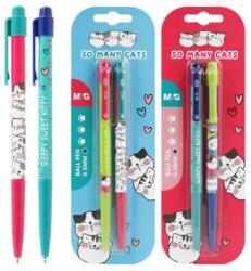 M&G Golyóstoll M&G So Many Cats 0, 5 mm, 2 db-os készlet