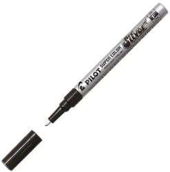 Pilot Tartós marker PILOT Super Color vékony - ezüst