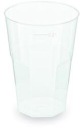 WIMEX Újrahasználható visszaváltható csésze (PP) koktél Ø70mm 0, 2L [25 db]