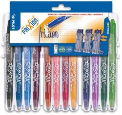 Pilot Görgős gumi PILOT Frixion Ball 0, 7 mm, Set2Go 12 db-os készlet