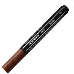 STABILO Akril marker STABILO FREE Acrylic T300 Kerek hegy 2-3 mm - barna