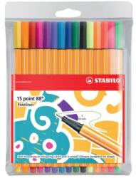 STABILO Bélés STABILO point 88 készlet 10 db + 5 db NEON