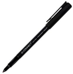 Q-CONNECT permanens marker, 1 mm, fekete