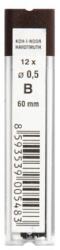 KOH-I-NOOR Tömör grafit KOH-I-NOOR B / 0, 5 mm, 12 db