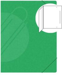Papiernik Tárolótérkép fülek nélkül gumiszalaggal PREŠPÁN 250 - zöld