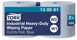 Tork Ipari törlőkendők tekercsben, 3 rétegű, TORK Heavy Duty kék W1/W2, tekercs 119 m (2 db)