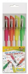 Gimboo zselés tollak 0, 5 mm-es, fluoreszkáló színűek, 4 db