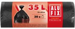 Alufix Szemeteszsákok 35ℓ 30 db, 10 mikron, 53 x 60 cm, fekete, HDPE