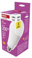 EMOS LED izzó Classic A95 / E27 / 28 W (200 W) / 3452 lm / Semleges fehér