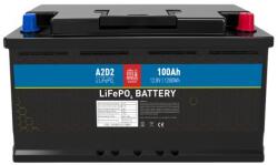 AVACOM A2D2 LiFePO4 akkumulátor 12.8V 100Ah F15 ÖNMELEGÍTŐ autóakkumulátor ház (Gotion cellák) LFA-12V100C10-F15B3H