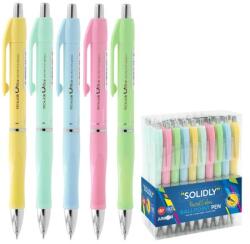 Junior Golyóstoll SOLIDLY TB 204-A Pasztell 0, 7 mm/kék, 5 szín keveréke