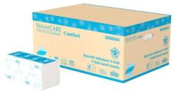 Velvet Care ZZ hajtogatott papírtörlő 2 rétegű VELVET CARE 100% cellulóz, 25x23 cm (20 csomag)