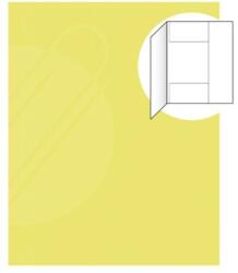 Papiernik Tárolótérkép 3 füllel EKO 253 összehajtva - sárga