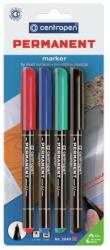 Centropen Marker CENTROPEN 2846 - 4 db 1, 0 mm-es buborékcsomagolás