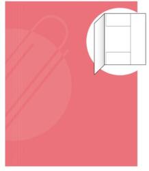 Papiernik Tárolótérkép 3 füllel EKO 253 összehajtva - piros