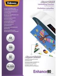 Fellowes lamináló fóliák 216x303 A4 80mic Superquick