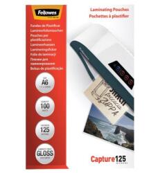 Fellowes lamináló fóliák 111x154 /A6/ 125mic
