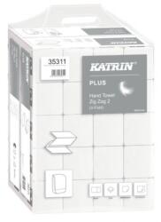Katrin Hajtogatott ZZ papírtörlők, 2 rétegű, KATRIN Plus super Handy kiszerelés, fehér (20 db-os csomag)