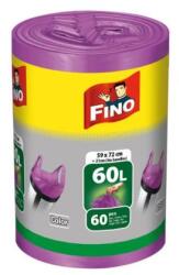 FINO Color 60 ℓ zipzáras tasakok, 13 mik. , 59 x 72 cm, lila (60 db)
