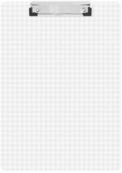 JUNIOR Írótömb PS/A4 klipsszel, átlátszó