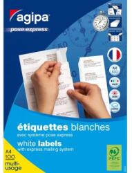 Agipa Univerzális címkék 105x37mm Express Agipa A4 100 lap