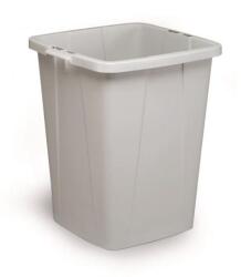 DURABLE Nagy kapacitású műanyag szemetes DURABIN 90 ℓ szürke