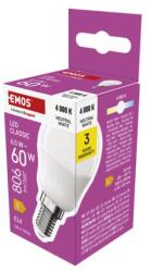 EMOS LED CLS MINI GLOBE 6, 5 W (60 W) 806lm E14 NW 1525731441