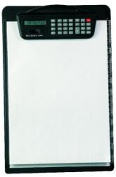 Sakota A4-es jegyzettömb számológéppel, fekete