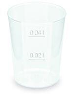 WIMEX Visszaváltható pohár (PP) újrafelhasználható Ø43mm 2cl/4cl [50 db]