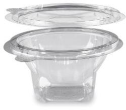 WIMEX Tál (rPET) tetővel, kerek, átlátszó, 250ml [50 db]