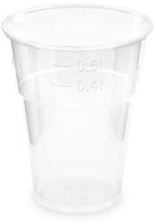 WIMEX Csésze (PLA) átlátszó Ø102mm 0, 5L [50 db]