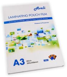 AVELI lamináló fólia A3/160mic (2x80), fényes XRT-00022
