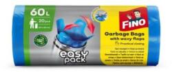 FINO Easy pack 60 ℓ-os zipzáras tasakok, 18 mikronos, 60 x 66 cm, kék (20 db)