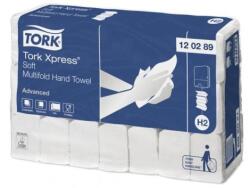 Tork ZZ hajtogatott papírtörlő, kétrétegű. TORK Xpress Multifold Flush H2 törlőkendő (21 db-os csomag)