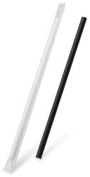 WIMEX Papír szalmafekete `JUMBO` Ø8mm x 25cm egyenként csomagolva [100 db]