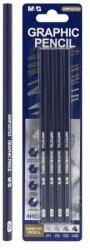 M&G grafitceruza, 4 db-os készlet (2H+2B+6B+14B)