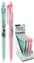 M&G Toll 3 színű, zselés, radír M&G iErase Animals Know - fekete/kék/piros 0, 5 mm