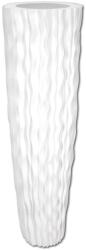 Europalms Design pot LAMELLA-140, white (83011901)