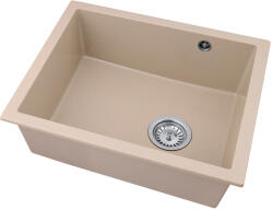 Gamma Decor 5040, 1 rekeszes gránit mosogató 560x460x180 mm, bézs, GMA-ZLE000083 (GMA-ZLE000083)