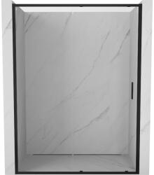 Mexen Exo, nyitható tolóajtó 155x200 cm, 6mm átlátszó üveg, fekete profil, 8151-155-000-70-00 (8151-155-000-70-00)