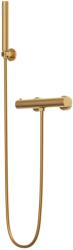 Gamma Gamma, fali termosztátos zuhanycsaptelep kézizuhannyal, matt arany, GMA-BRYPNT-BGD (GMA-BRYPNT-BGD)
