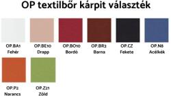 Antares Irodai forgószék Boston 24 - OP kárpit / Parkettagörgő / Magas háttámla