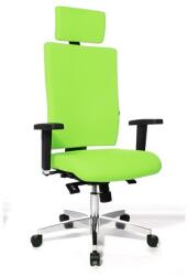 Topstar Irodai forgószék Light Star 30 - G05 almazöld / Fényes alu lábcsillag / Szőnyegpadlóhoz való görgő