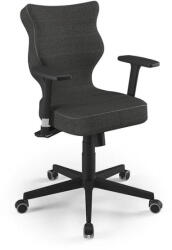 Entelo NERO Black Irodai forgószék 6-os méretben (159-188 cm) - NERO TW 33 - szürke