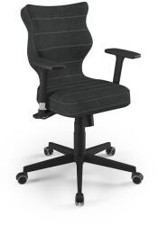 Entelo NERO Black Irodai forgószék 7-es méretben (180 cm felett) - NERO DC 17 - fekete