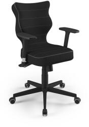 Entelo NERO Black Irodai forgószék 7-es méretben (180 cm felett) - NERO FC 01 - fekete